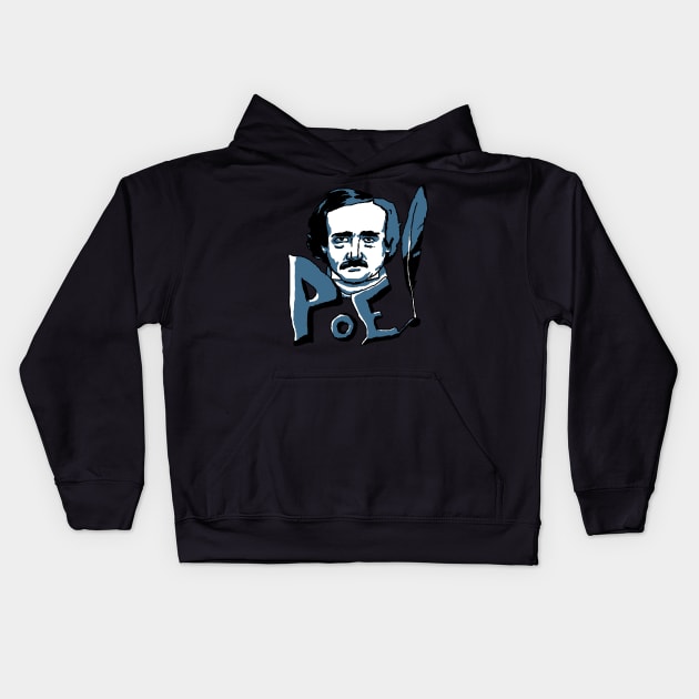 Poe! Kids Hoodie by KColeman